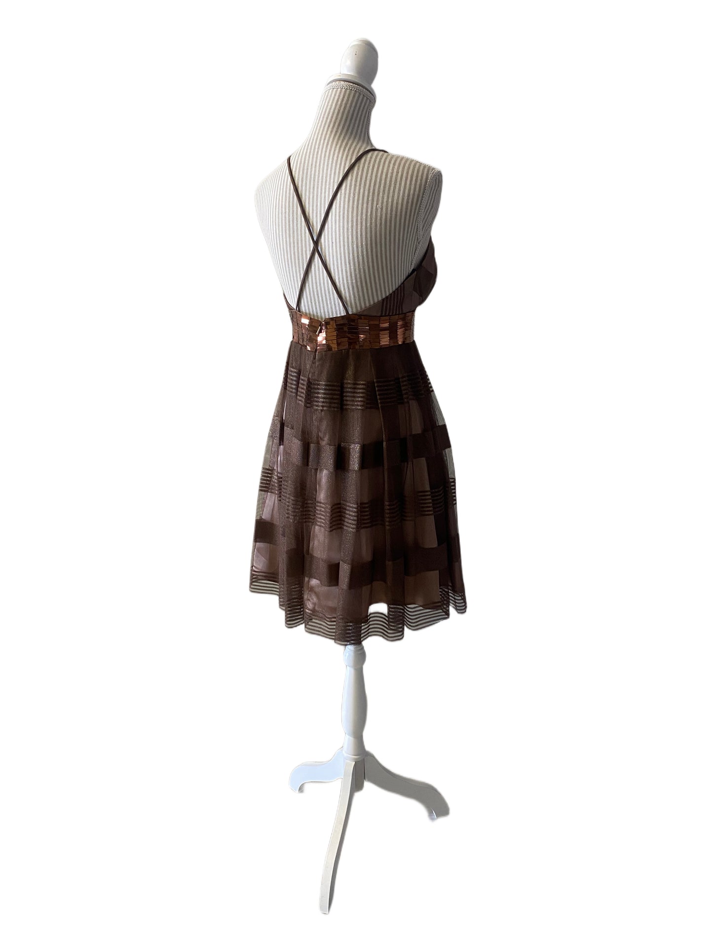 Robe cocktail - 8 ans - copper