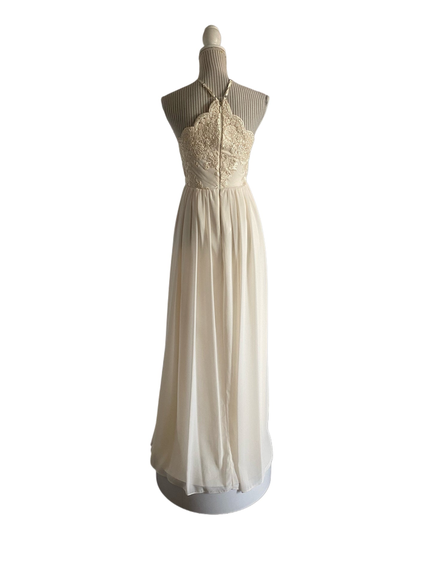 (Robe simplicité - large- ivory ( vanille ) Faite petite