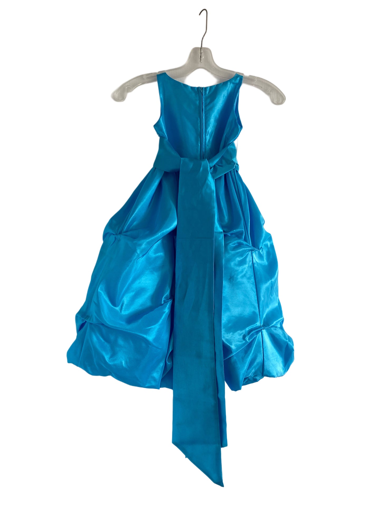 Robe bouquetiere - 8 ans - turquoise