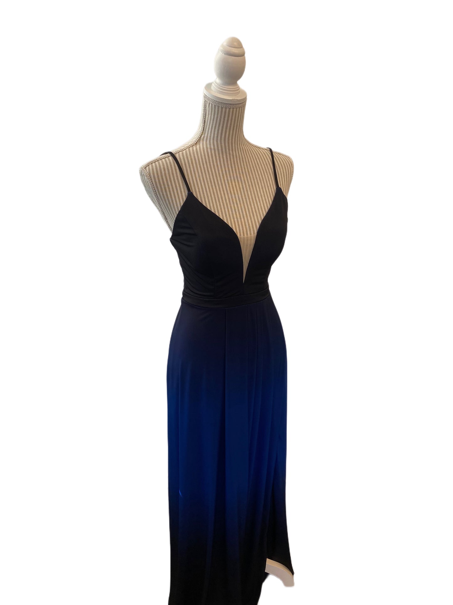 Robe de soirée - bleu dégradé