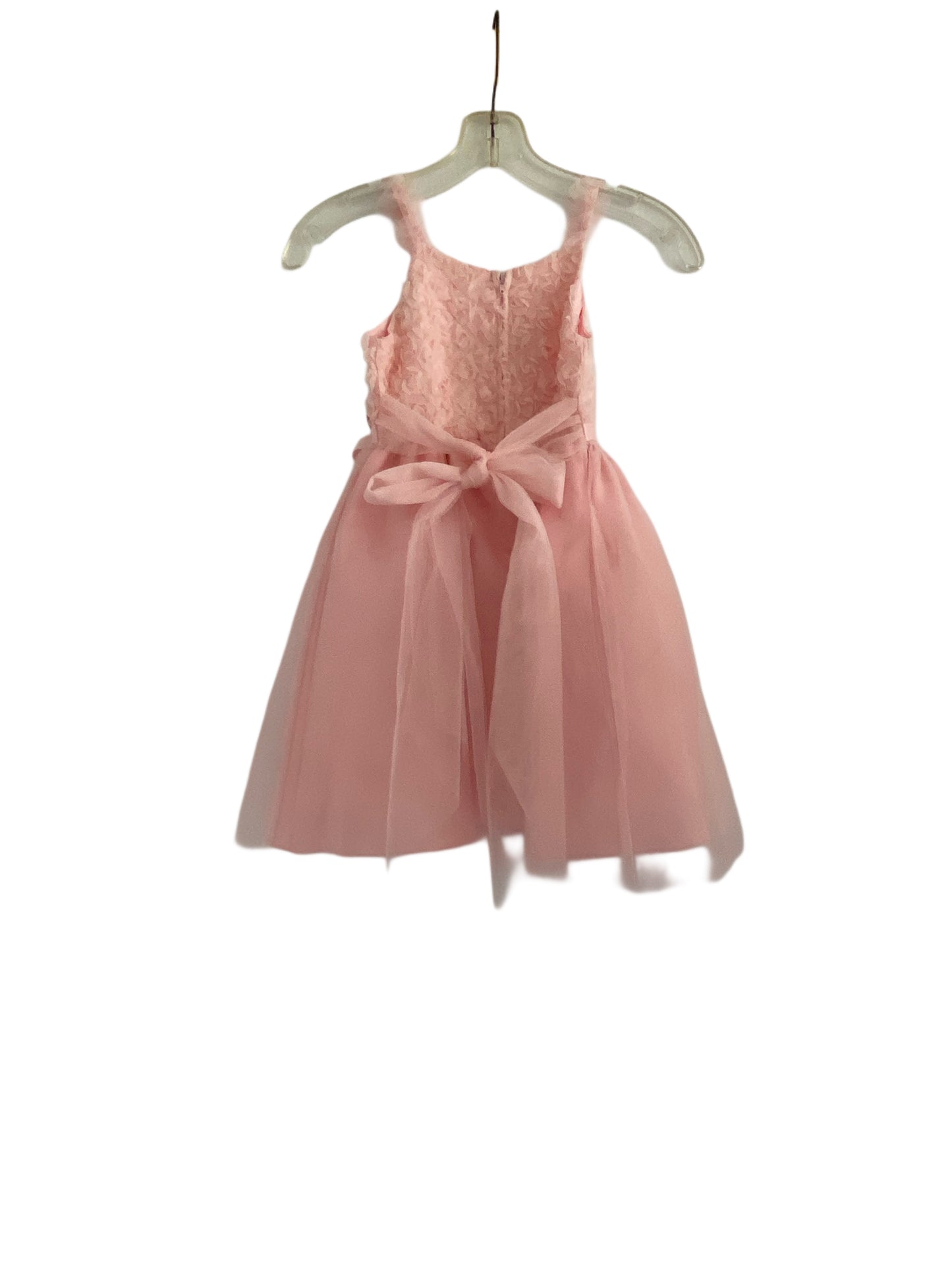 Robe bouquetiere - 4 ans - rose