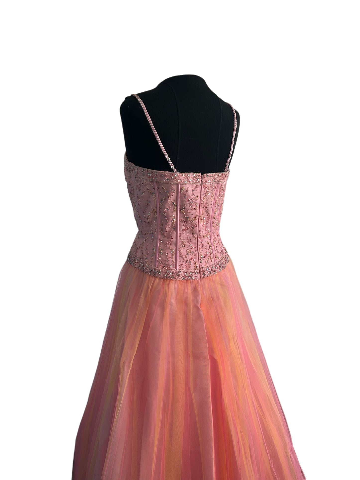 1512 - cendrillon - 9 ans - pink/mandarine