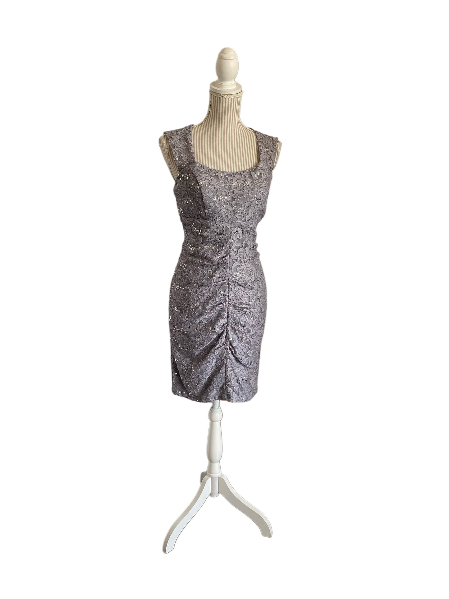 Robe courte - medium - argent