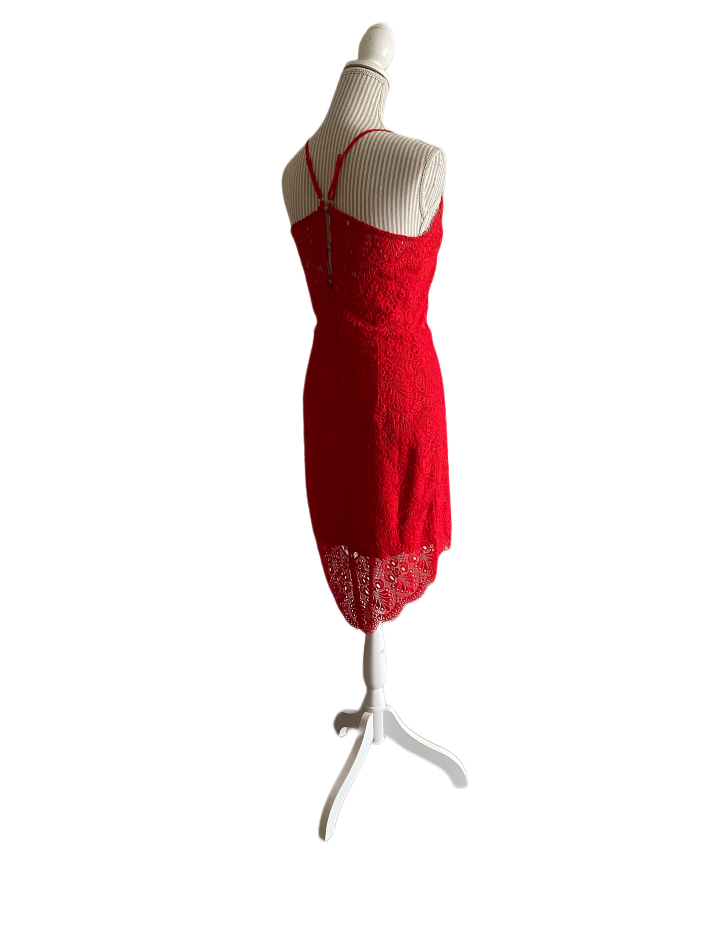 Robe cocktail - large ( fait medium ) - rouge