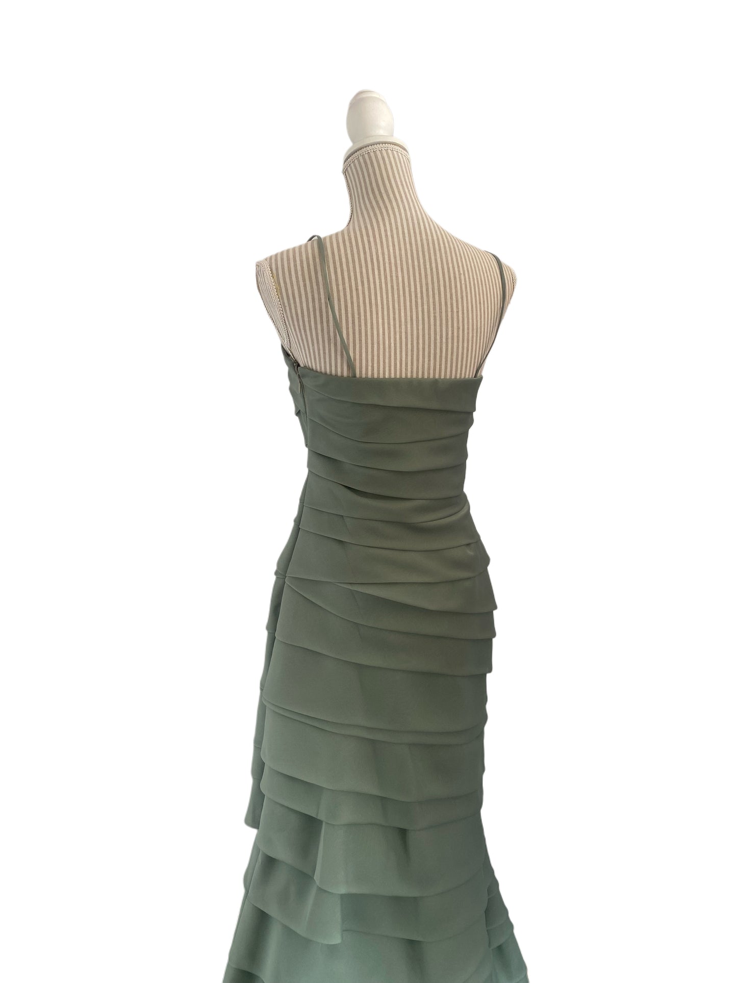 Robe etagée - sage - 8 ans