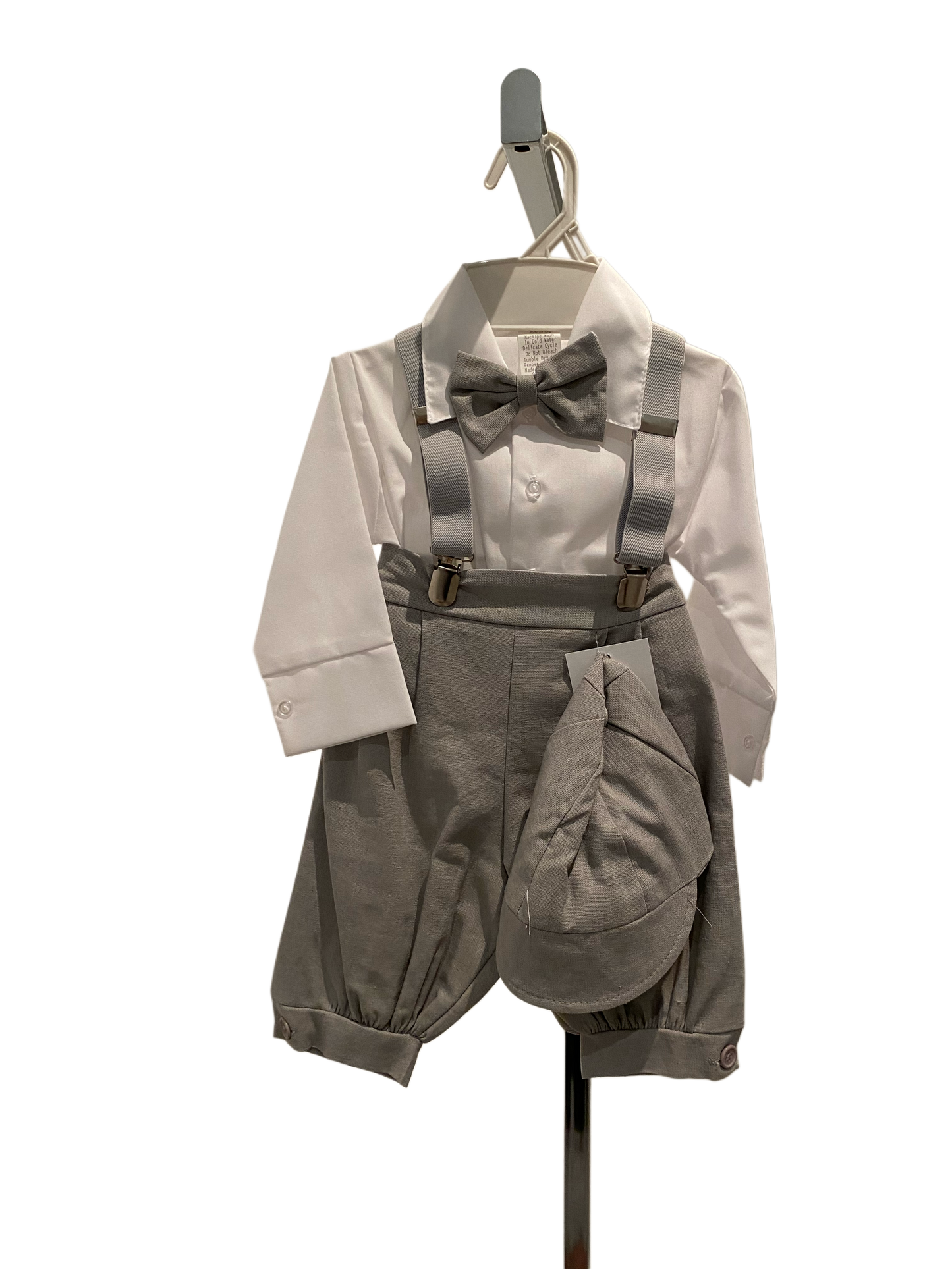Ensemble bebe garcon - Gris et blanc