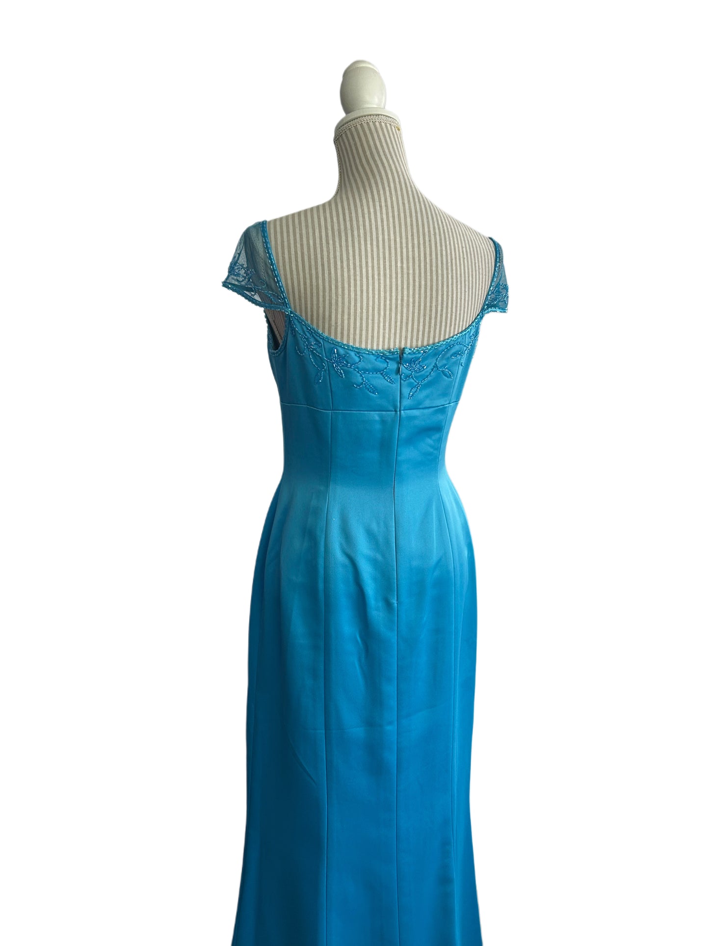 Vintage - turquoise - 8 ans -