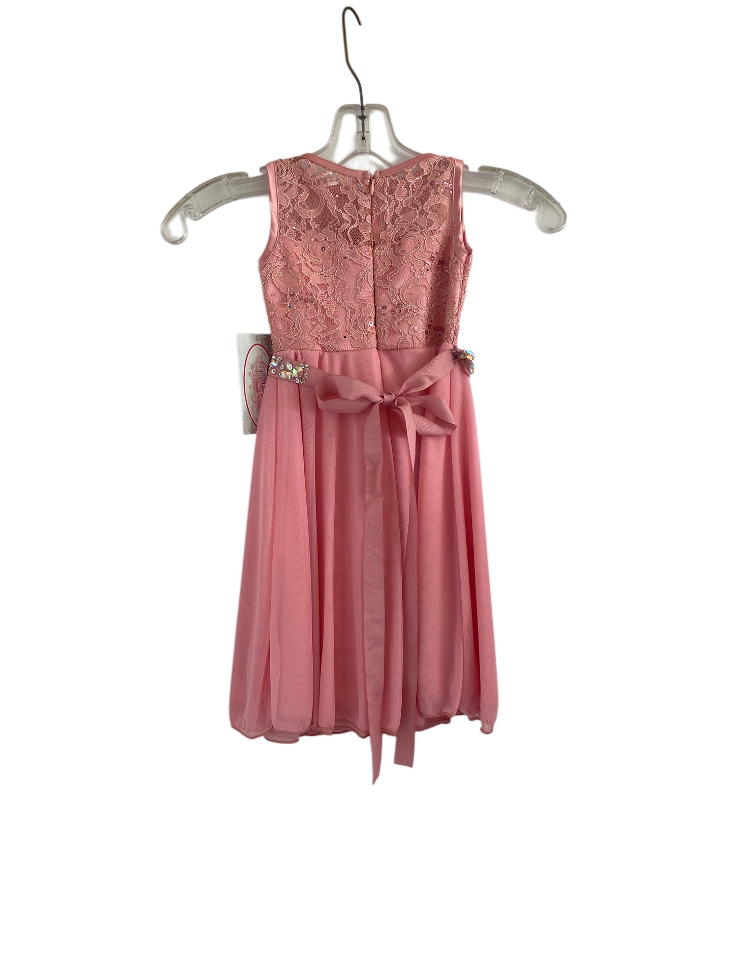 Robe bouquetiere - 12 ans - rose