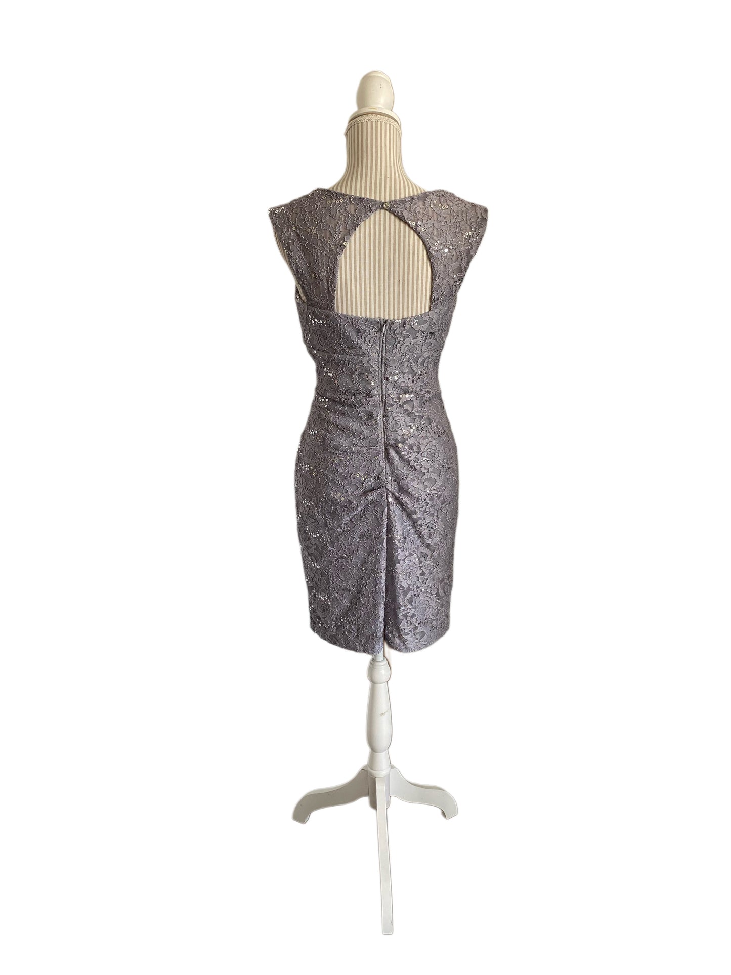 Robe courte - medium - argent