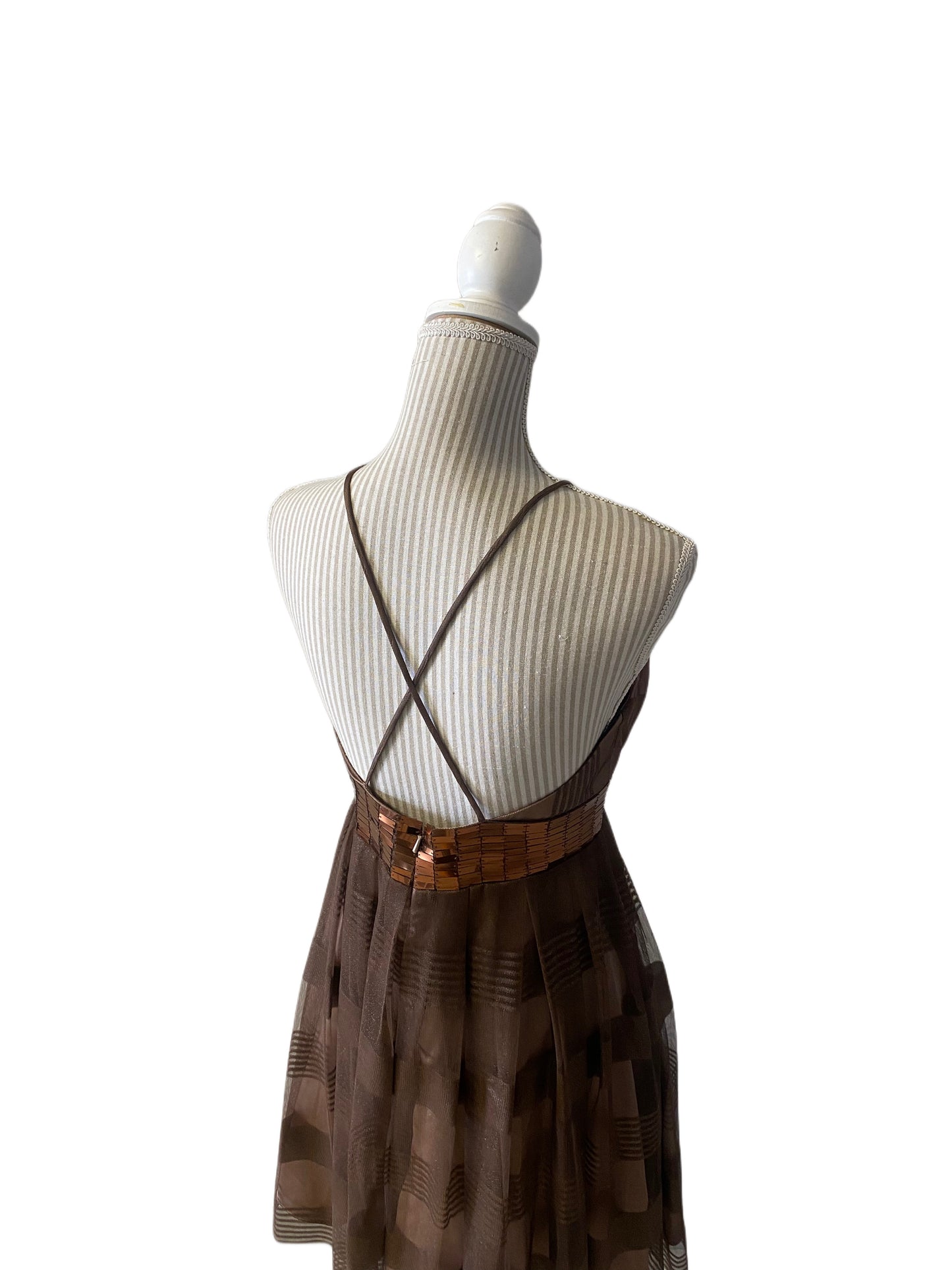 Robe cocktail - 8 ans - copper