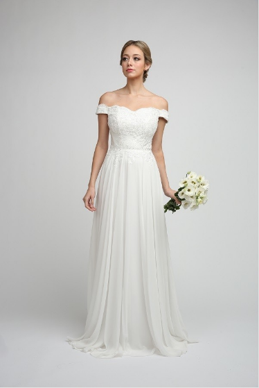 Robe de mariée - 307-13-7 - Off white - Xsmall