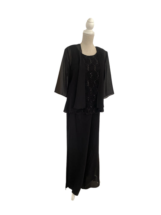 808-404 - Medium - noire - 3 mcx - pantalon pallazzo