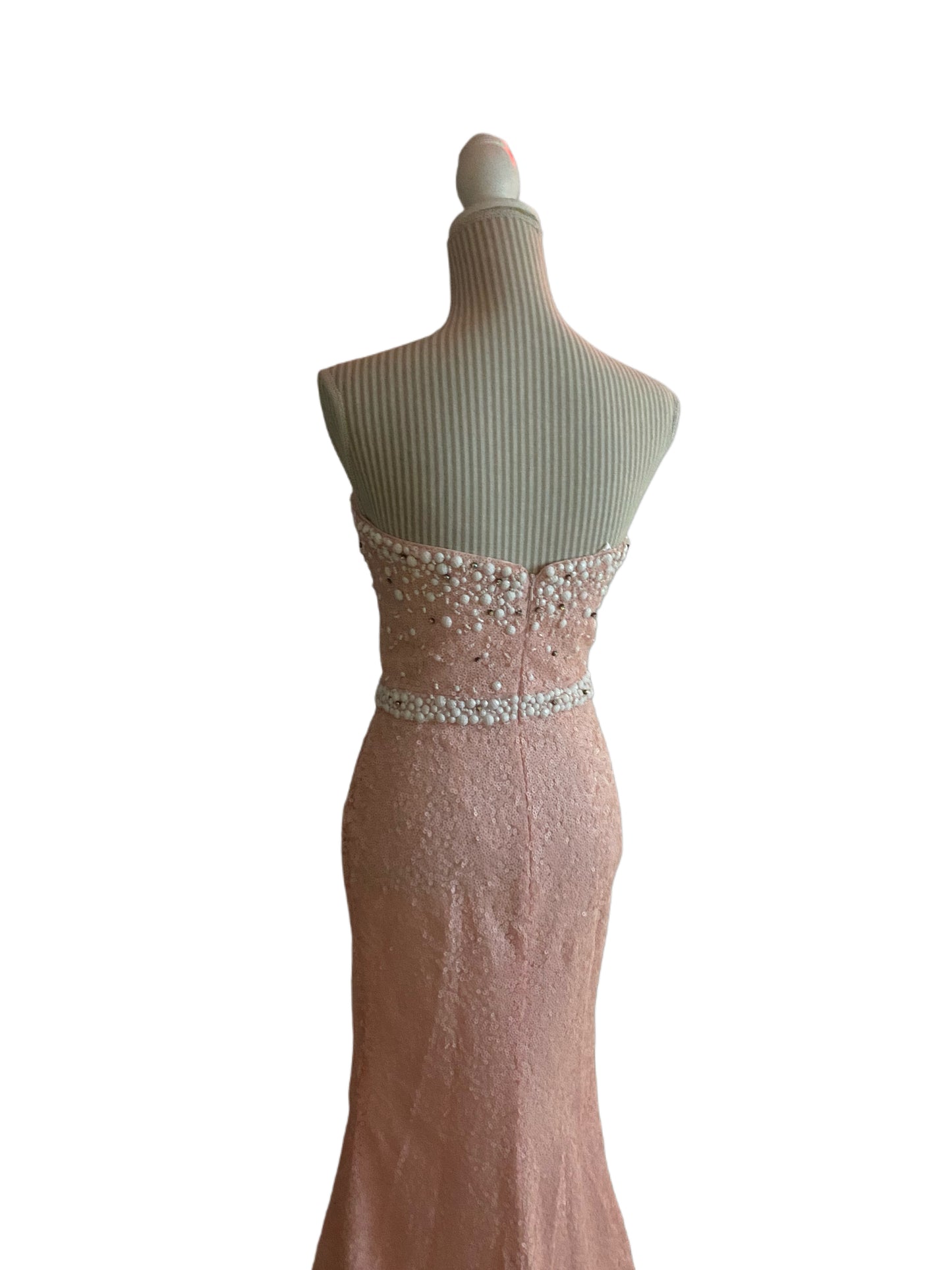 Magnifique robe vintage - Rosetta - rose pale - 4 ans