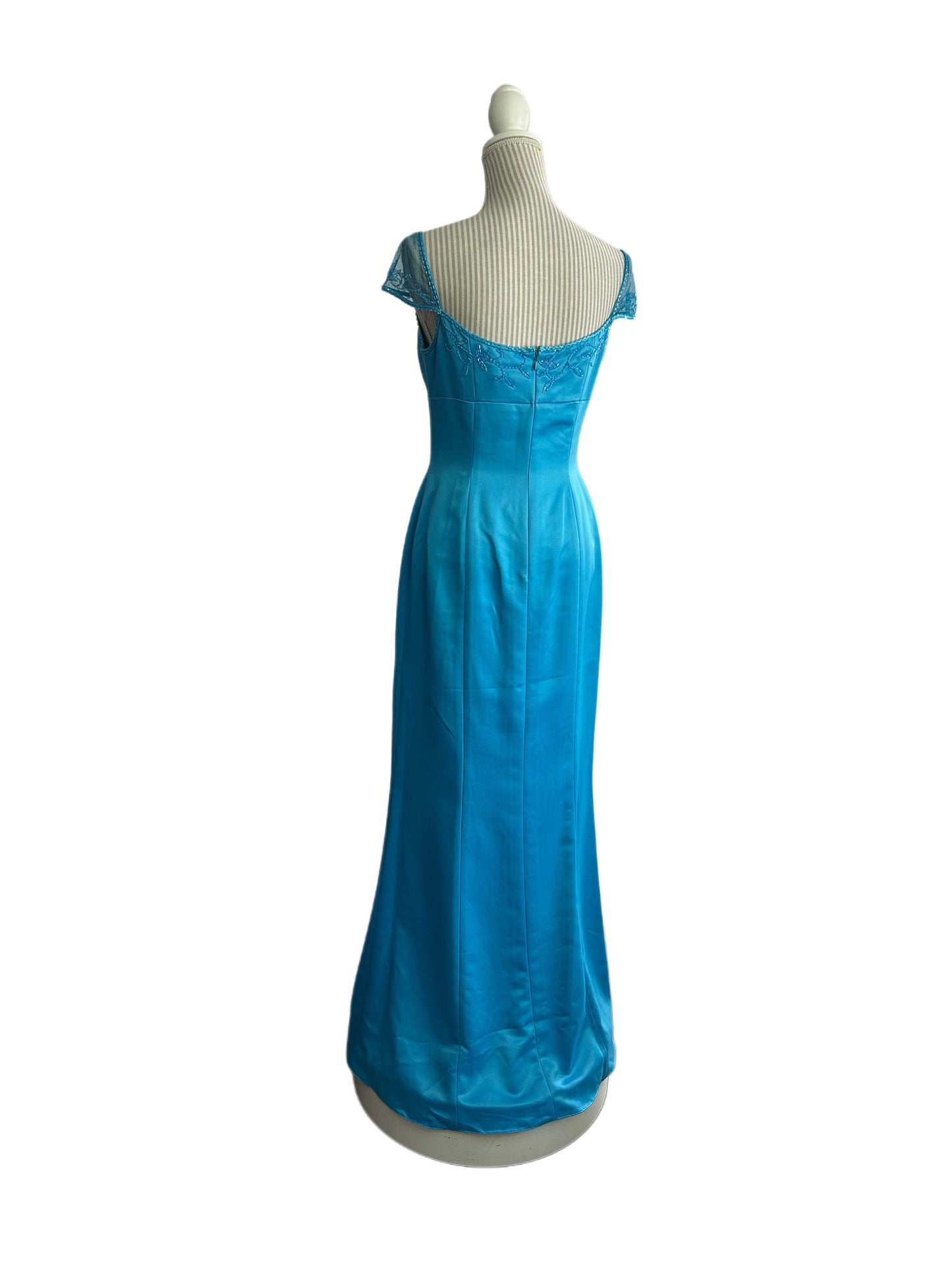 Vintage - turquoise - 8 ans -