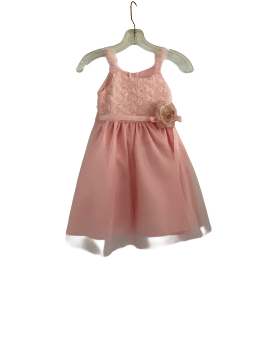 Robe bouquetiere - 4 ans - rose