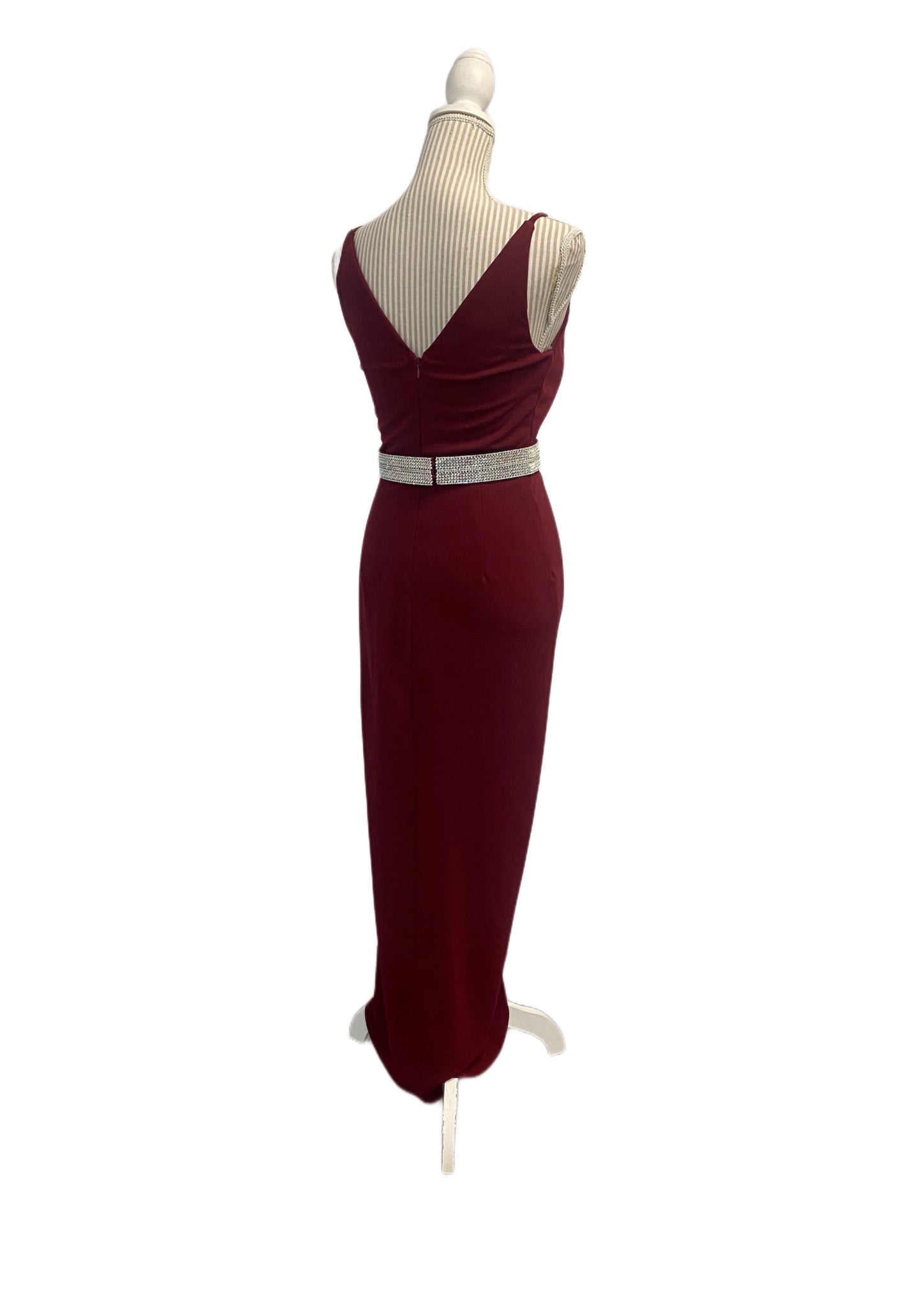 MM10-03040 - Robe de mère ou invité de mariage - Burgundy - Small