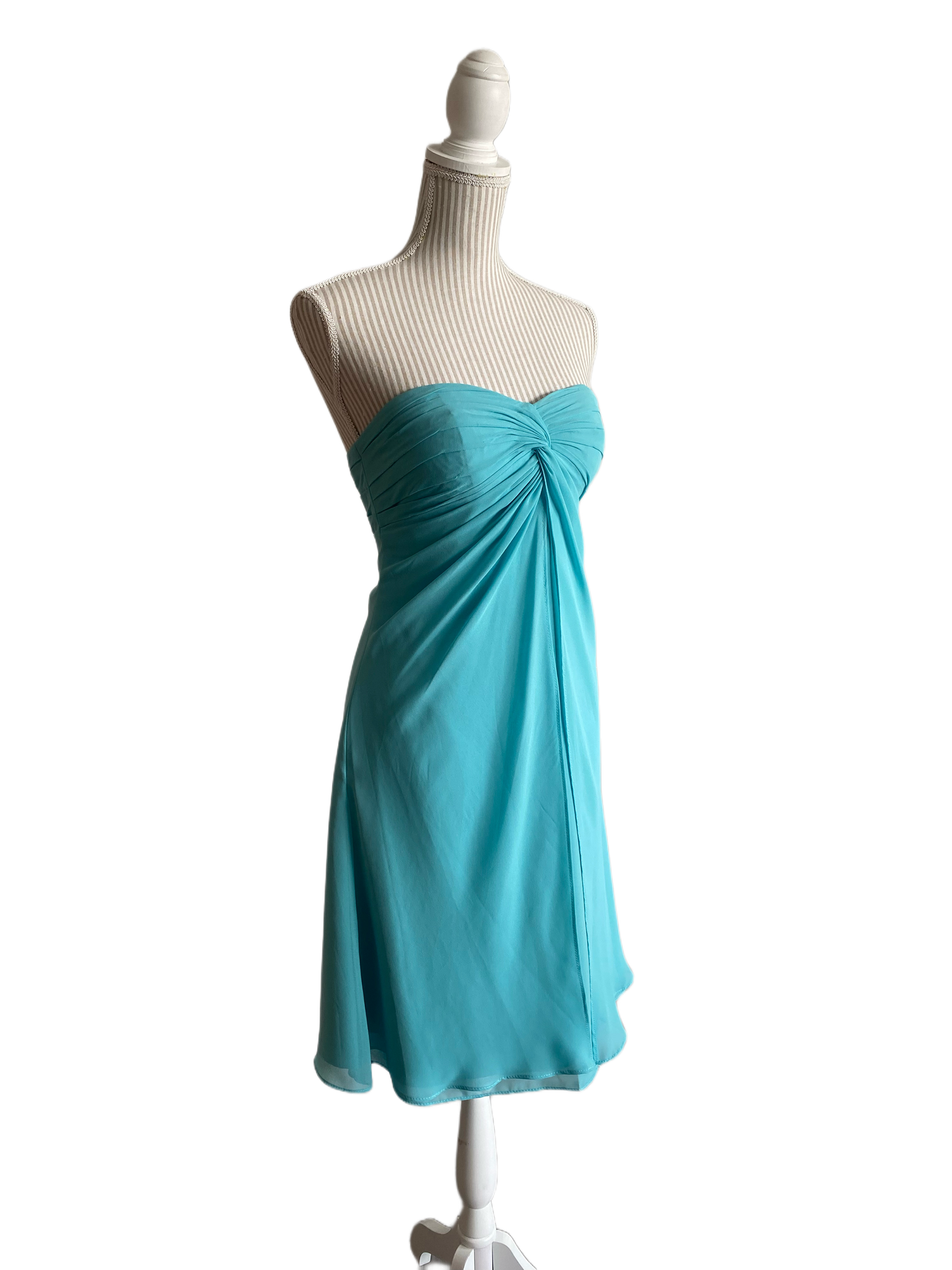 Romy - Robe courte de chiffon - Jade - 14 ans