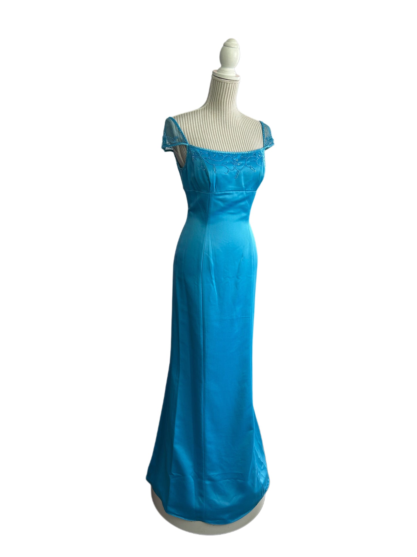 Vintage - turquoise - 8 ans -