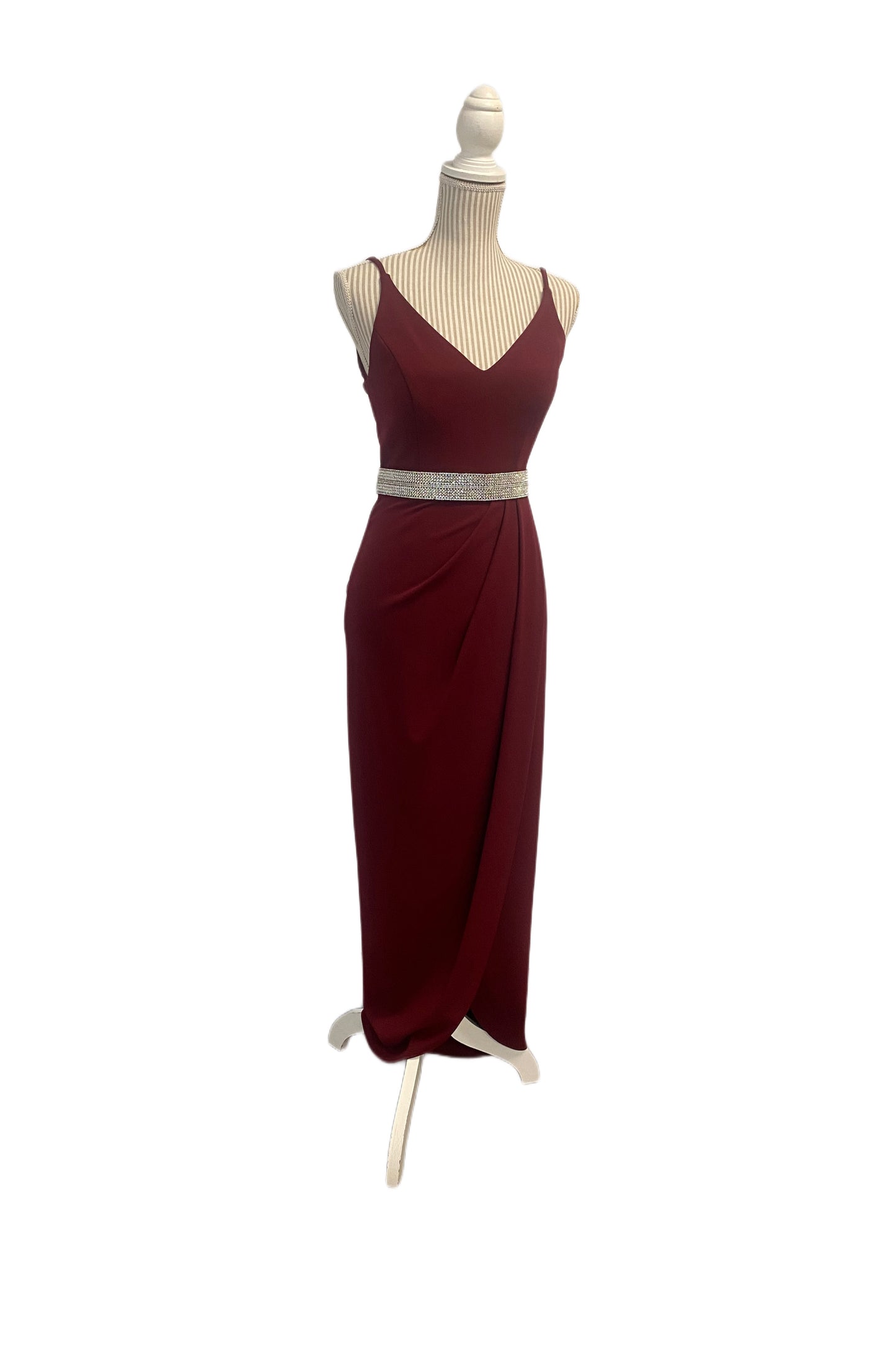 MM10-03040 - Robe de mère ou invité de mariage - Burgundy - Small