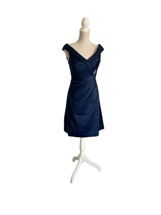 Petite robe cocktail classique - indigo - 4 ans
