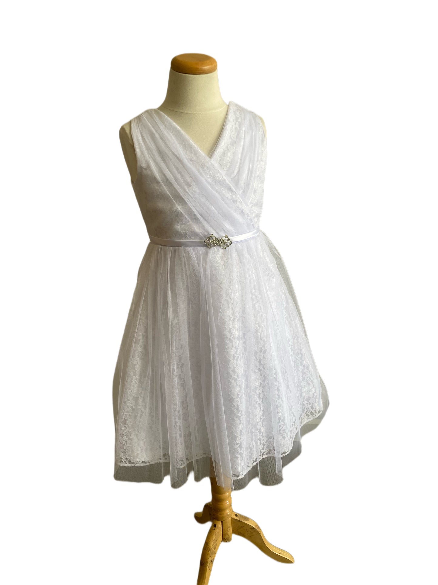 Robe de bouquetière - 8 ans - White