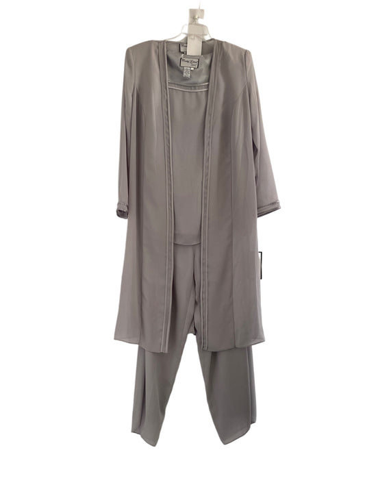 Ensemble pallazo - 3 mcx - 12 ans  - silver