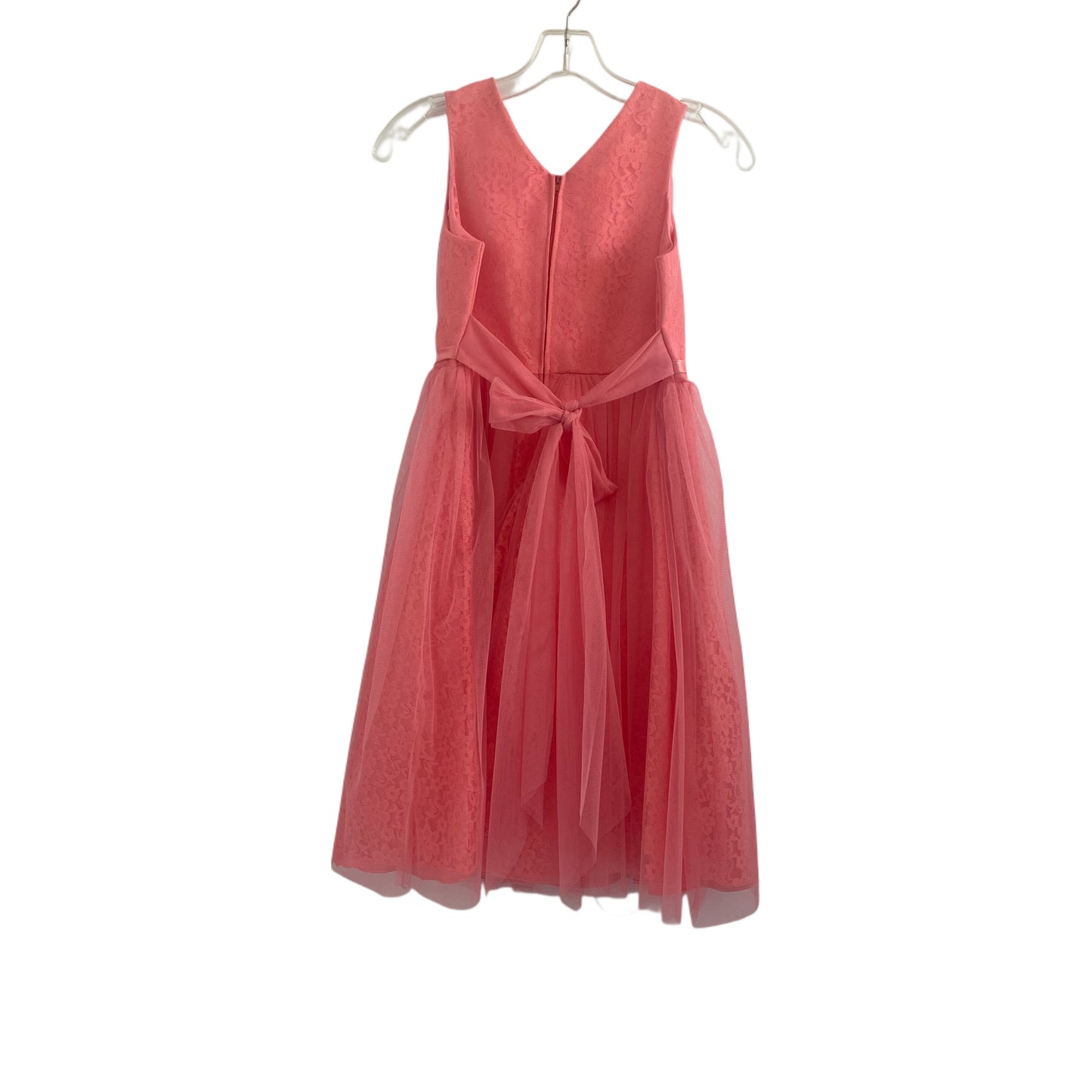 3559 - Robe de bouquetière - 12 ans - coral