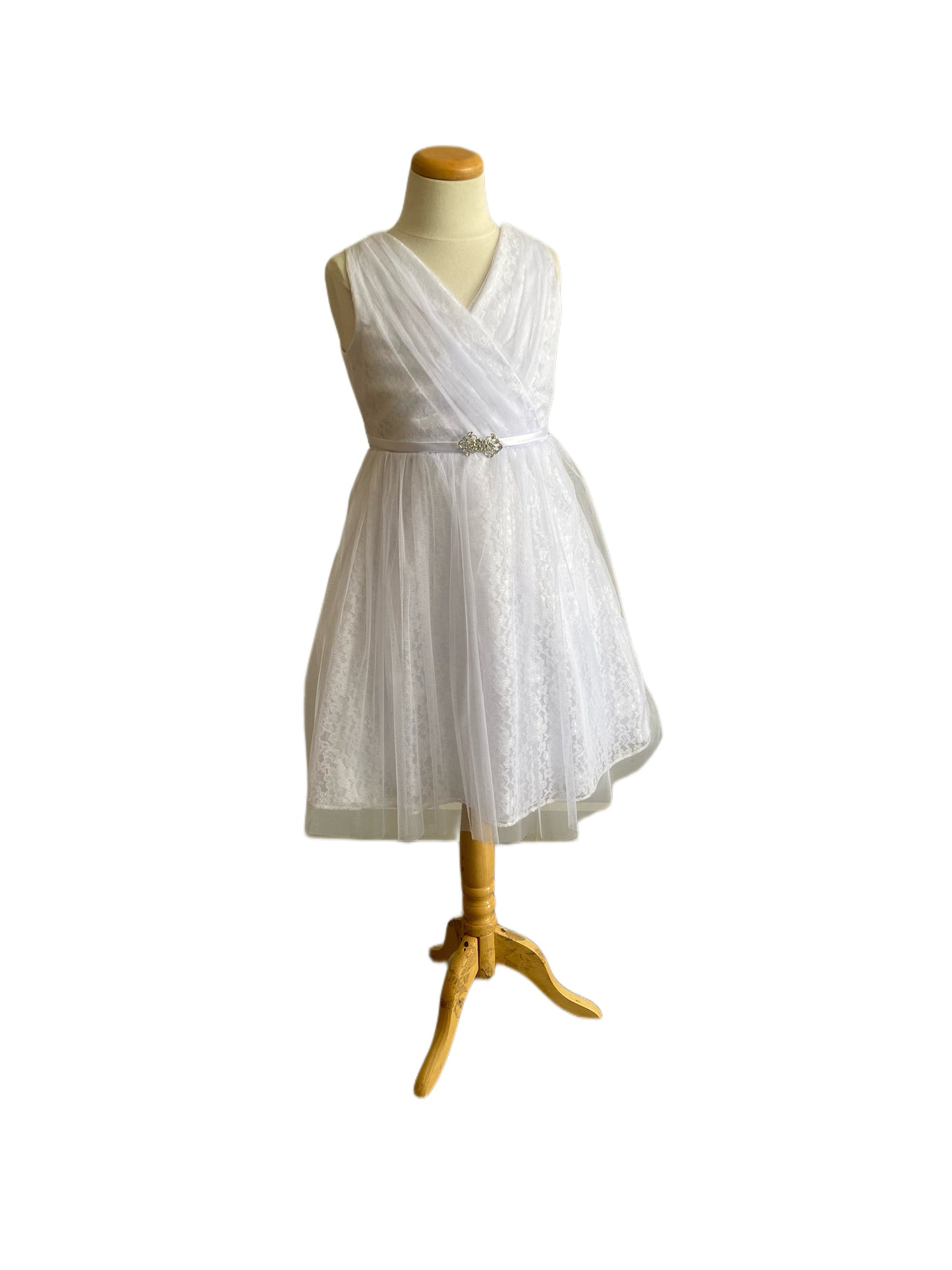 Robe de bouquetière - 8 ans - White