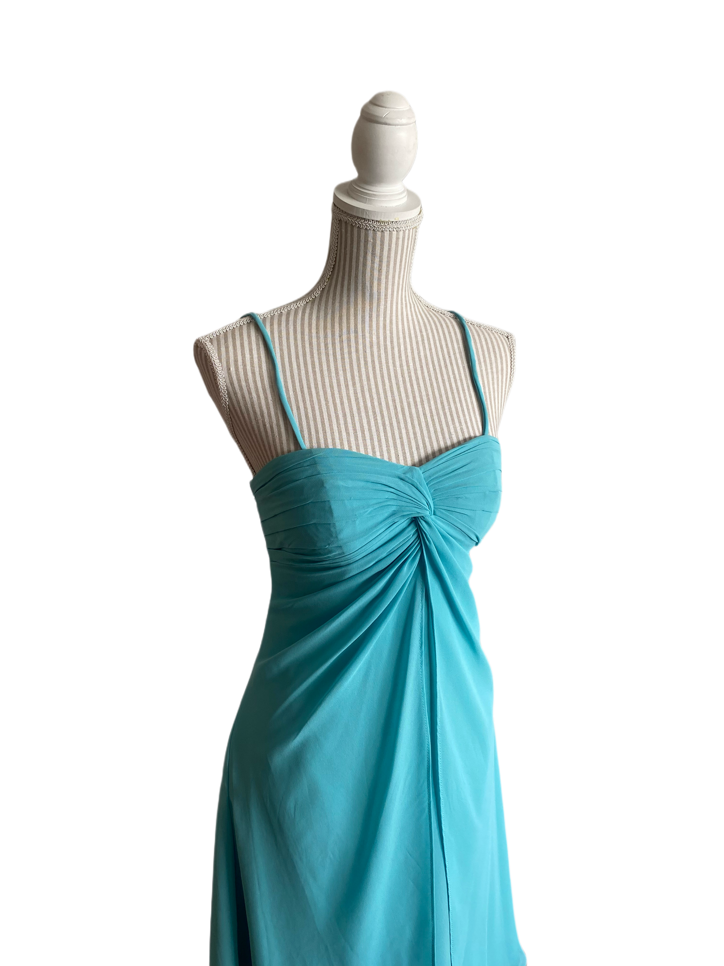 Romy - Robe courte de chiffon - Jade - 14 ans