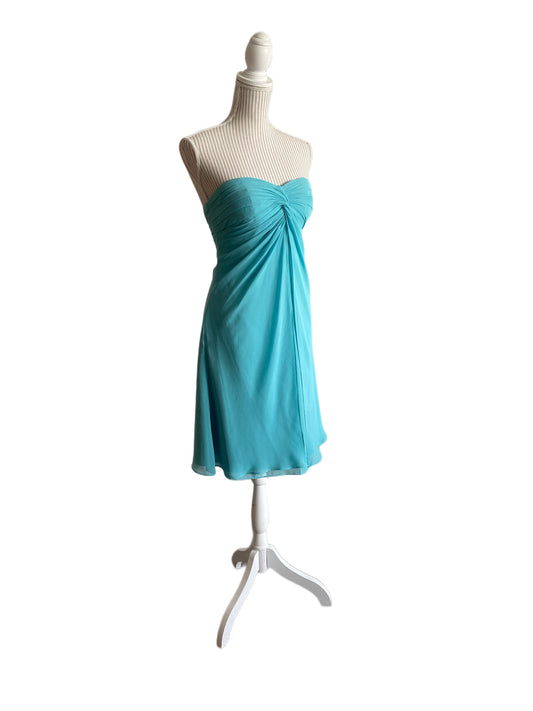 Romy - Robe courte de chiffon - Jade - 14 ans