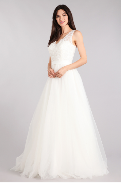 RM - Tulle et dentelle - 1000-1063 - Medium - off white