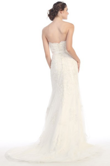 Robe de mariée - 6050-01 - Medium - Ivory /Ivory