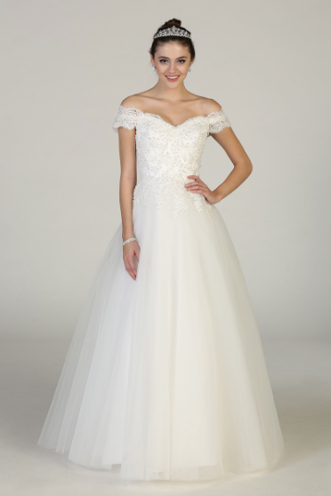 Robe de mariée - 700-06 - Off white - Xsmall