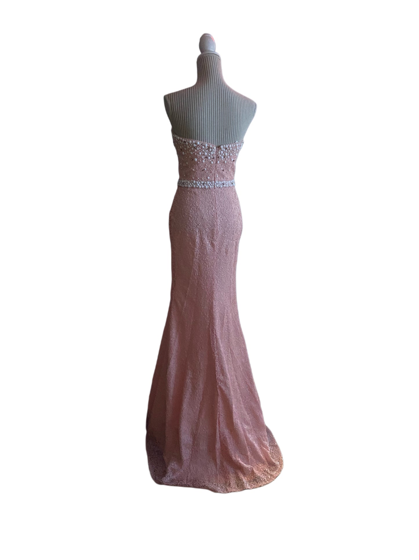 Magnifique robe vintage - Rosetta - rose pale - 4 ans
