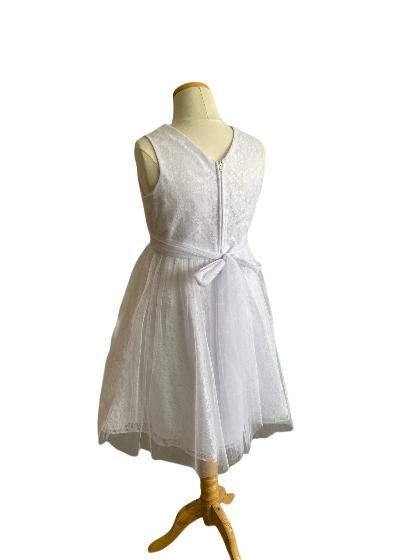 Robe de bouquetière - 8 ans - White