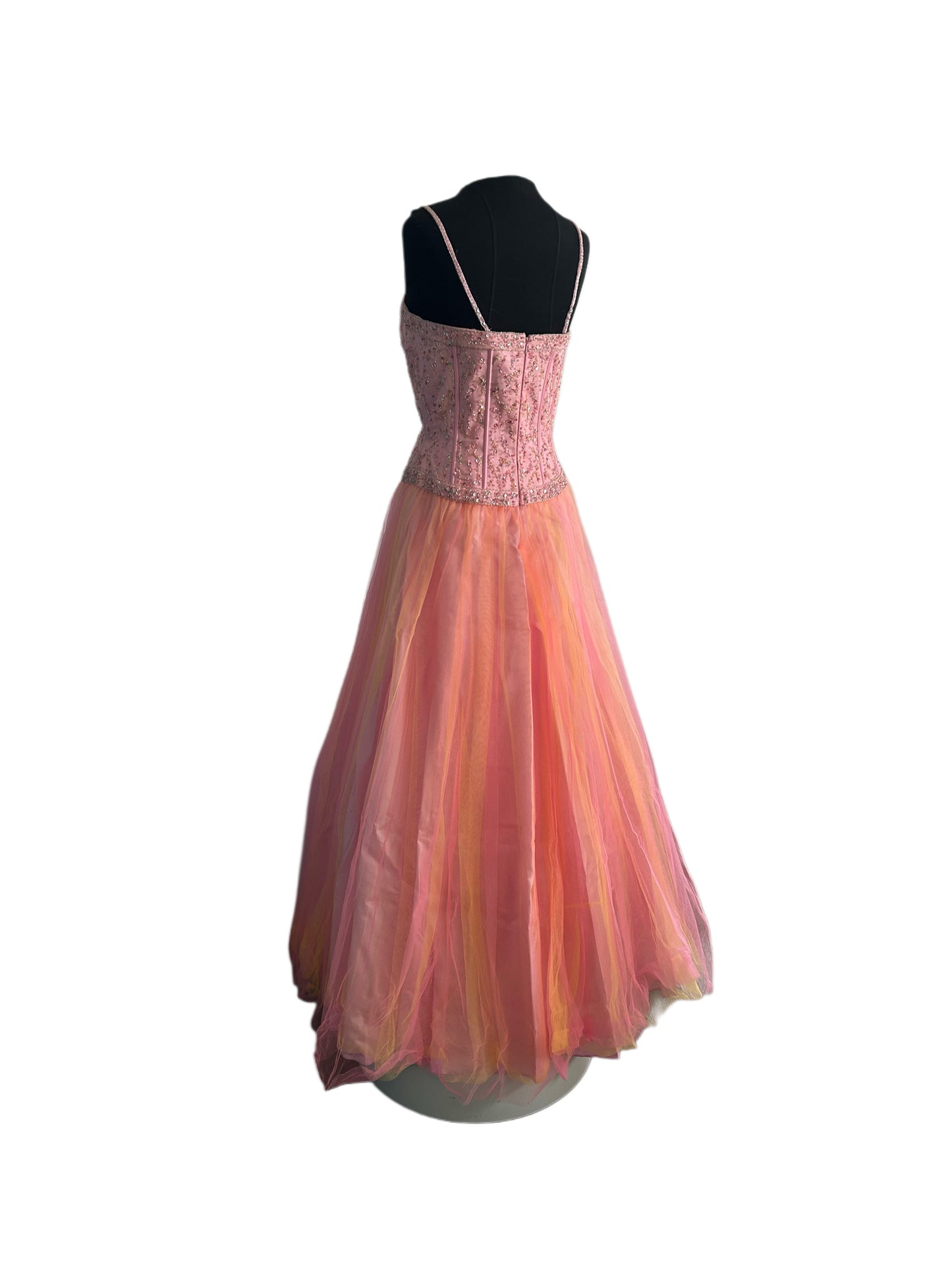 1512 - cendrillon - 9 ans - pink/mandarine